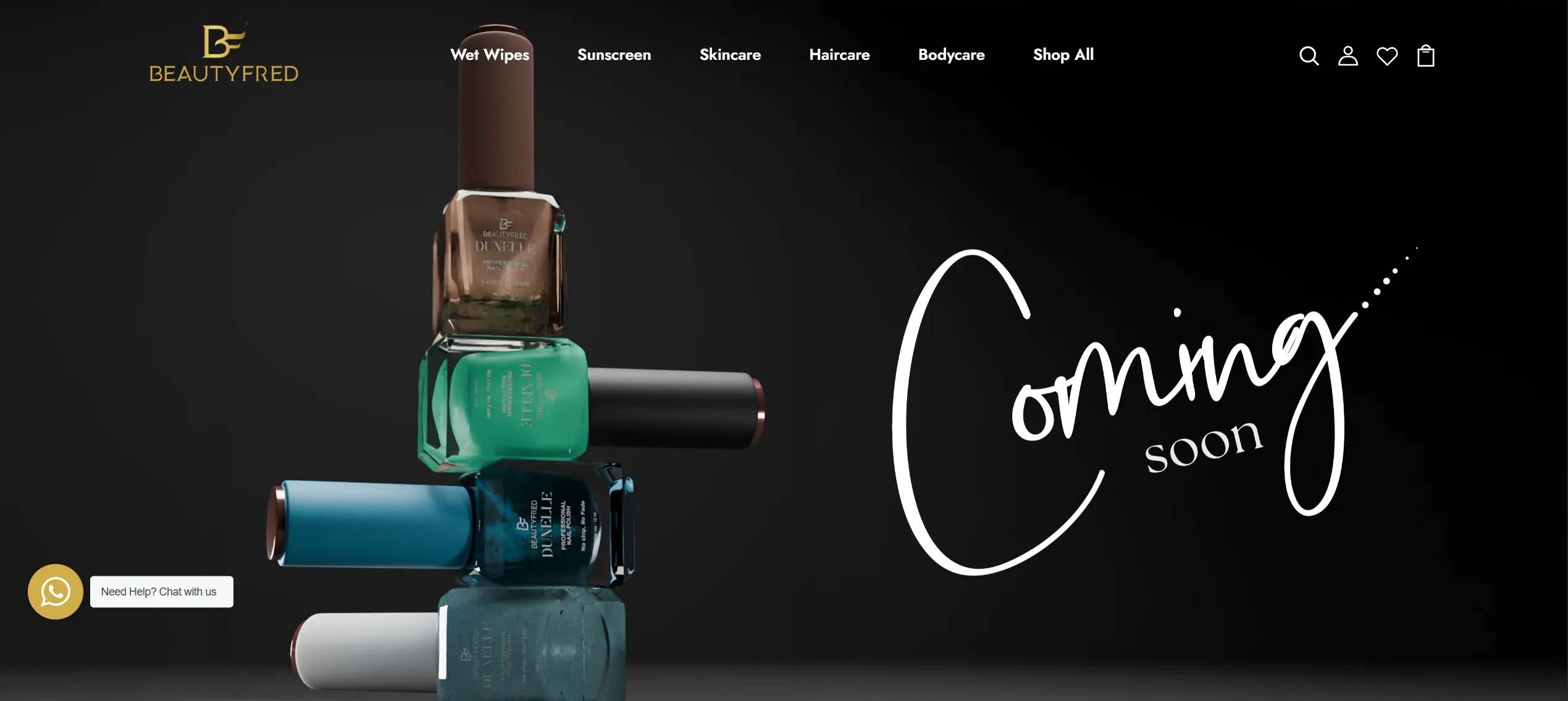 Beautyfred front page
